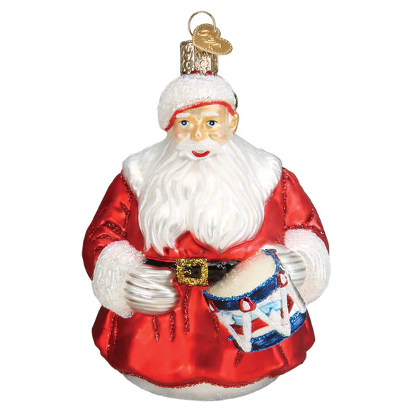 Norman Rockwell Iconic Santa Ornament - Old World Christmas