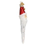 Jingle Bell Santa Icicle Tree Ornament - Old World Christmas