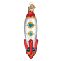Toy Rocket Ship Ornament - Old World Christmas