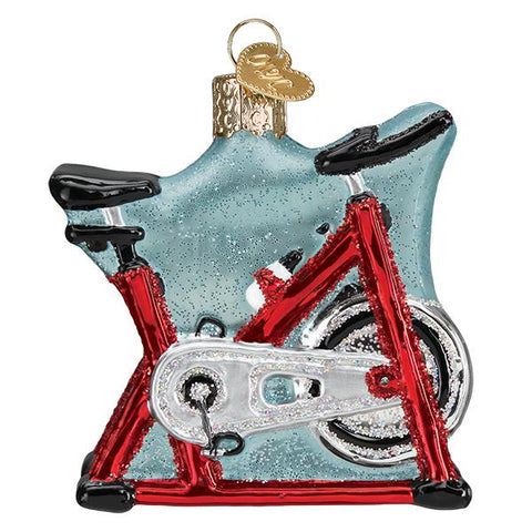 Glass Spin Cycle Christmas tree ornament 