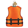 Glass Life Jacket Ornament for the Christmas tree