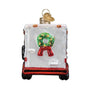 Glass Horse Trailer Ornament for the Christmas Tree
