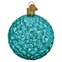 Glass Faceted Sky Reflection Christmas tree ornament 