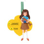 Personalized Girl Scout Brownie Ornament