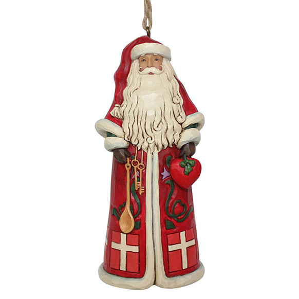 Danish Santa Christmas Ornament by Jim Shore