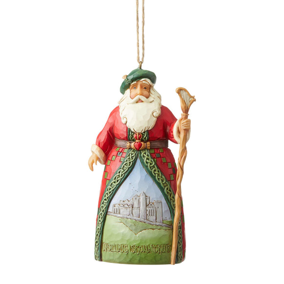Irish Santa Ornament For Christmas Tree
