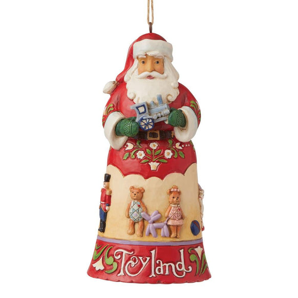 Jim Shore Toyland Santa Christmas Tree Ornament