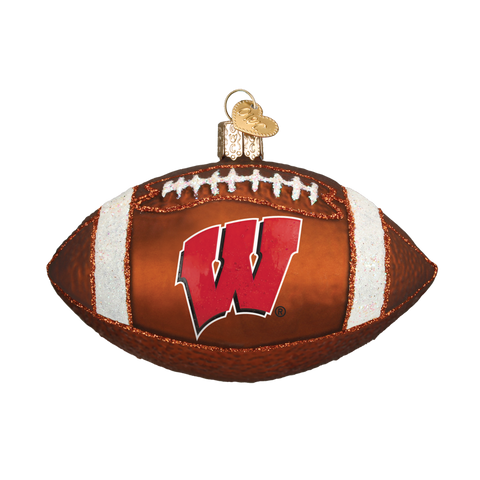 Wisconsin Badger Football Ornament
