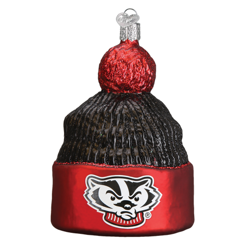Wisconsin Badger Beanie Ornament