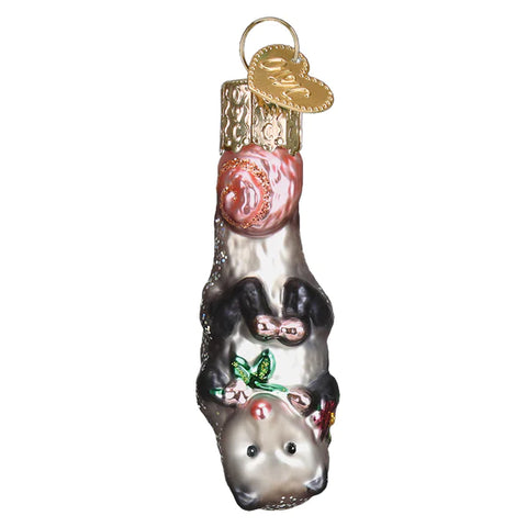 Mini Opossum Christmas Tree Ornament - Old World Christmas