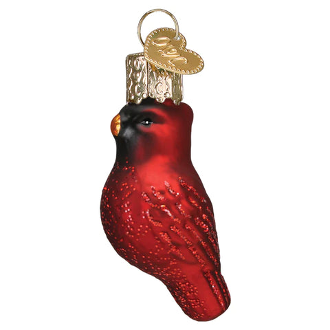 Mini Red Cardinal Christmas Tree Ornament - Old World Christmas