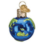 Mini Planet Earth Christmas Tree Ornament - Old World Christmas
