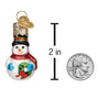 Mini Snowman Christmas Tree Ornament - Old World Christmas
