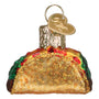 Mini Taco Christmas Tree Ornament - Old World Christmas