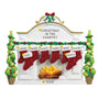 Mantel with Stockings Family of 8 Table Top Decoration