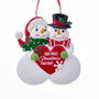 Our First Christmas Together Snowman Couple Ornament