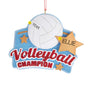 Volleyball Champion Personalized Ornament For Christmas Tree
