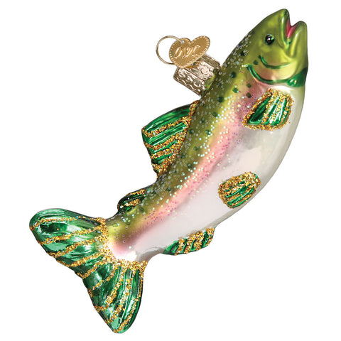 Alpine Rainbow Trout Ornament for Christmas Tree