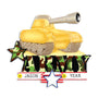 Army Tank Ornament for Christmas Tree