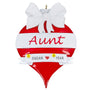 Aunt Christmas Tree Ornament