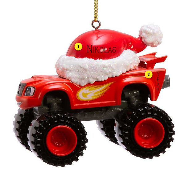 MONSTER TRUCK - Personalized Ornament My Personalized Ornaments