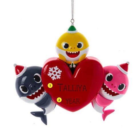 Baby Shark Ollie & Family Ornament