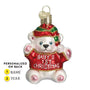 Baby's 1st Christmas Teddy Bear Ornament 