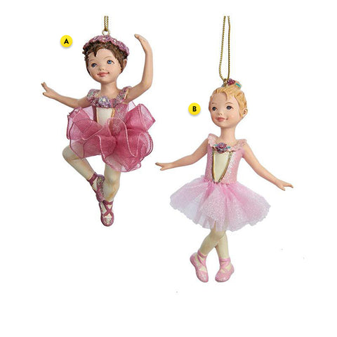 Little Girl Ballet Ornament