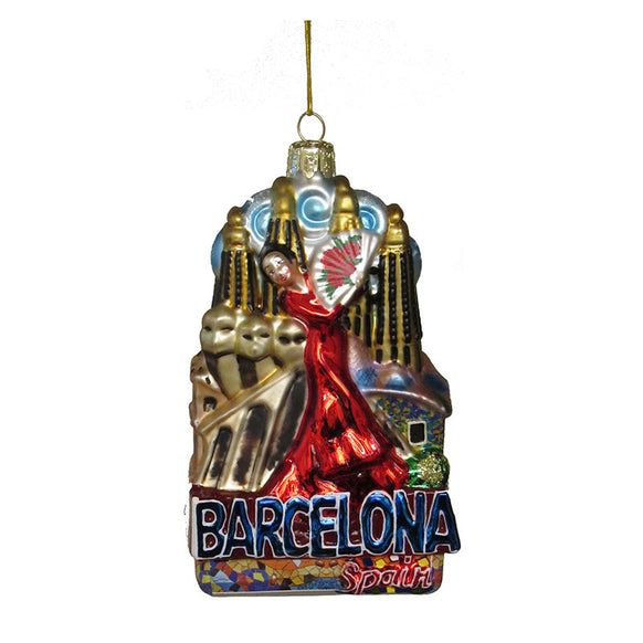 Barcelona Ornament for Christmas Tree