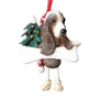 Basset Hound Ornament for Christmas Tree
