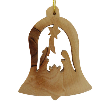 Bell with Nativity Ornament for Christmas Tree