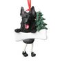 Black German Shepherd Dog Ornament for Christmas Tree