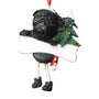 Black Pug Ornament for Christmas Tree
