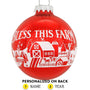 Personalized Bless This Farm Bulb Ornament