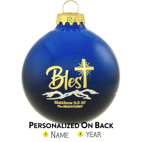 Blest Glass Bulb Ornament