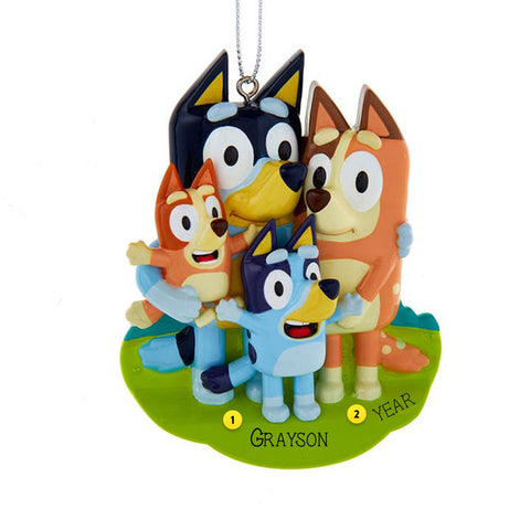 Bluey™ and Family Ornament