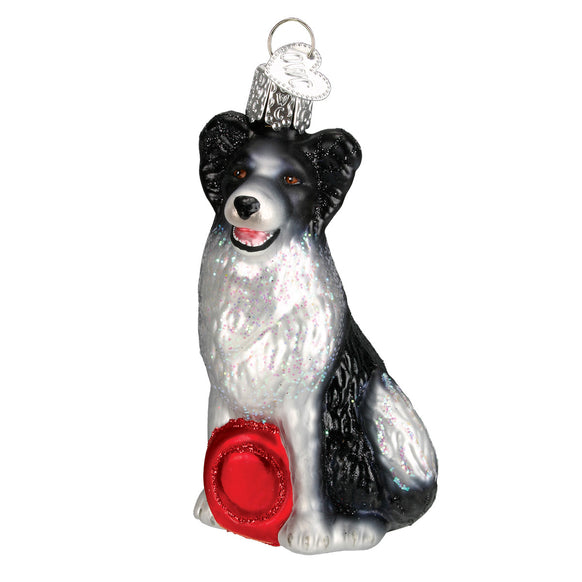 Border Collie Ornament for Christmas Tree