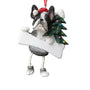 Boston Terrier Dog Ornament for Christmas Tree