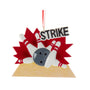 Bowling "Strike" Ornament