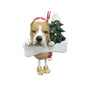 Brindle Pit Bull Dog Ornament for Christmas Tree