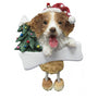 Brittany Spaniel Dog Ornament for Christmas Tree