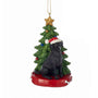 Black Lab Dog Ornament For Christmas Tree