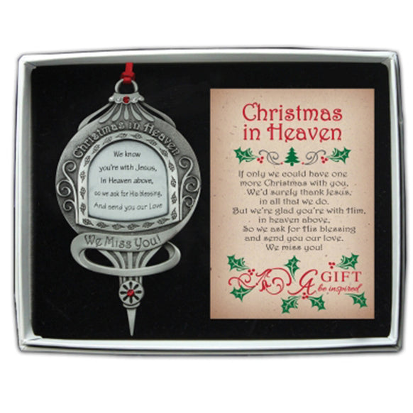 Christmas in Heaven Christmas Ornament