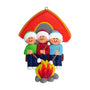 Camping Family of 3 Ornament for Christmas Tree