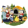 Camping Family of 4 Ornament Personalized for free