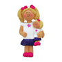 Child with Doll Ornament - Girl with Blond Hair for Christmas Tree