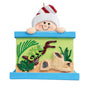 Personalized Child with Reptile Cage Ornament