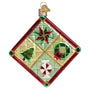 Christmas Quilt Ornament - Old World Christmas