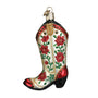 Christmas Cowgirl Boots Ornament for Christmas Tree