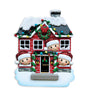 Decorated Christmas House Family of 3 personalized ornament